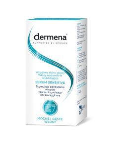 Dermena Sensitive, serum do wrażliwej skóry głowy i włosów nadmiernie wypadających, 50 ml