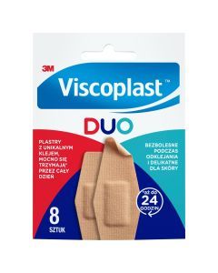 Plastry Viscoplast Duo, plastry, 8 szt.