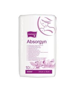 Podklady ginekolog.Absorgyn,n/jal.,34cmx9cm,10szt,folia