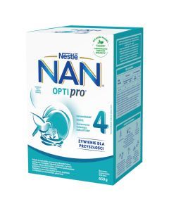 Mleko Nan Optipro 4, mleko modyfikowane po 2. roku życia, proszek, 650 g, (2 x 325 g)