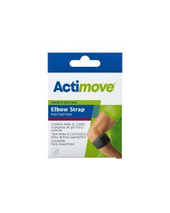 Actimove SE Elbow Strap, opaska na łokieć z kompresem żelowym, kolor czarny, 1 szt.