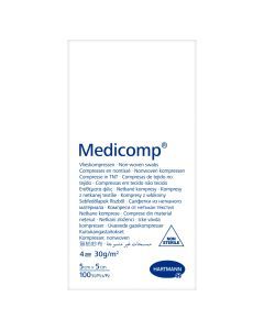 Kompr.wlokn.n/j.Medicomp, 5x5, 4w, 100szt