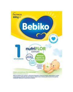 Bebiko 1 NUTRIflor Expert, mleko początkowe dla niemowląt, od urodzenia, proszek, 600 g