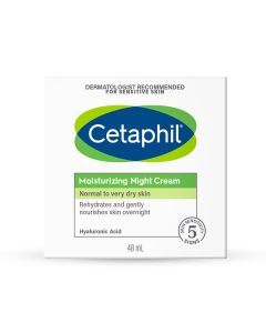 Cetaphil, krem nawilżający do twarzy na noc, 48 ml