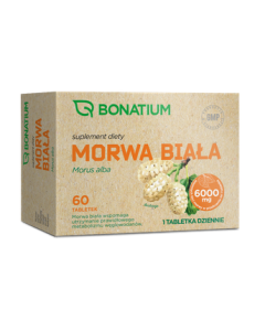 Bonatium Morwa Biała tabletki, 60 sztuk