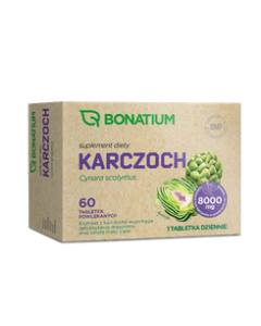 Bonatium Karczoch tabletki powlekane, 60 sztuk