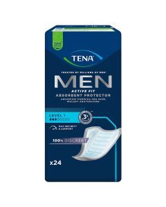 Tena Men Active Fit, wkładki anatomiczne dla mężczyzn, level 1, 24 szt.
