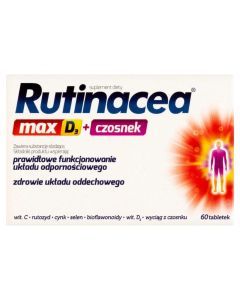 Rutinacea Max D3+czosnek, tabl.,60 szt