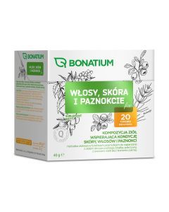 Bonatium Włosy, skóra i paznokcie fix, herbata ziołowa, 20szt