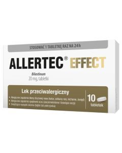 Allertec Effect, 20 mg, tabl., 10 szt