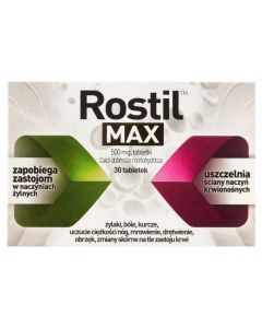 Rostil max, 500 mg, tabl., 30 szt