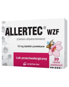Allertec WZF, 10 mg, tabl.powl., 20 szt