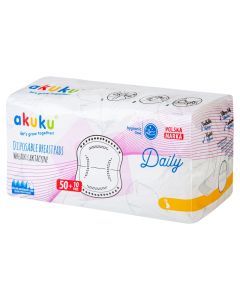 Akuku, wkladki laktac.,A0160,Daily,60 szt (50szt+10szt)