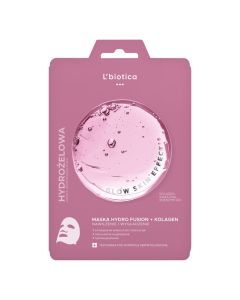 L'Biotica PGA Hydro Fusion+Kolagen, maska do twarzy hydrożelowa,1 szt.