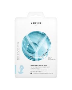 L'Biotica Lifting Strefy Y, maska nawilżająca do twarzy, szyi, dekoltu, przeciwzmarszczkowa, 1 szt.