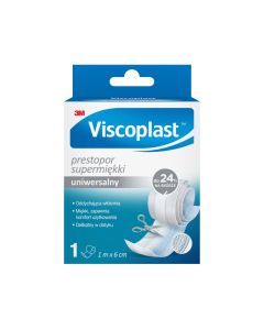 Viscoplast Prestopor supermiękki, plaster uniwersalny do cięcia, 1m x 6cm, 1szt