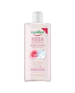 Equilibra, szampon równoważący róża i kwas hialuronowy, 265 ml