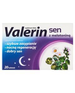 Valerin Sen z melatonina, tabl., 20 szt