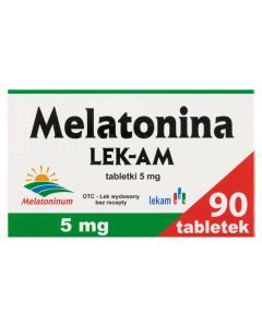 Melatonina Lek-AM, 5 mg, tabl., 90 szt