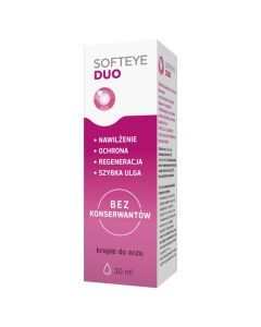 Softeye Duo, krople do oczu, 10 ml