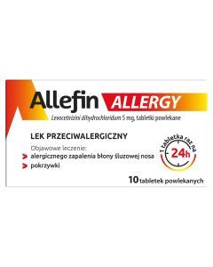 Allefin Allergy, 5 mg, tabl.powl., 10 szt