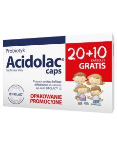 Acidolac caps, kaps., 20 szt + 10 szt,PR.5363/23