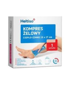 Heltiso kompres żelowy ciepło-zimno, 13cm x 17cm, 1 sztuka