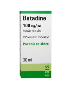Betadine, 10%, roztwór na skórę, 30 ml