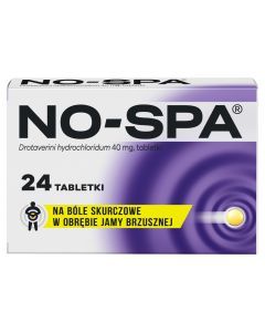 No-Spa, 40 mg, tabl., 24 szt