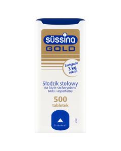 Sussina Gold, tabl.,slodzik, 500 szt