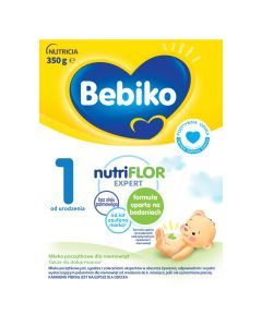 Bebiko 1 NUTRIflor Expert, mleko początkowe dla niemowląt, od urodzenia proszek, 350 g