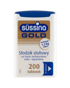 Sussina Gold, tabl.,slodzik, 200 szt