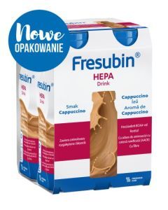 Fresubin Hepa Drink o sm.cappuccino, plyn, 200 ml, 4but.