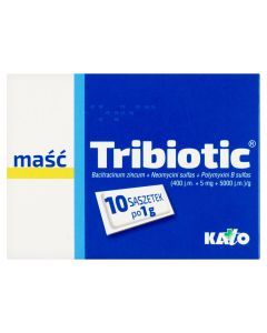 Tribiotic, maść, 1 g, 10 saszetek
