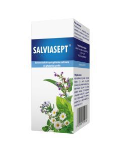 Salviasept, koncentrat do sporządzania roztworu do płukania gardła, 38 ml