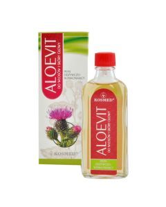 Aloevit, płyn odżywczo-wzmacniający, ziołowa wcierka do włosów i skóry głowy, 100 ml