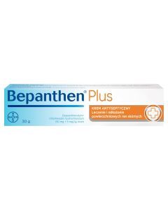 Bepanthen Plus, krem antyseptyczny na rany, 30 g