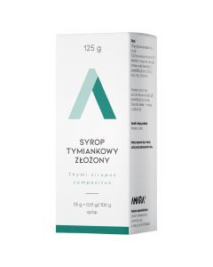 Syrop tymiankowy złożony, (15 g+0,01 g/100g), syrop, 125 g (Amara)