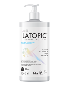 Latopic, aktywny żel do mycia ciała i włosów, 1000 ml