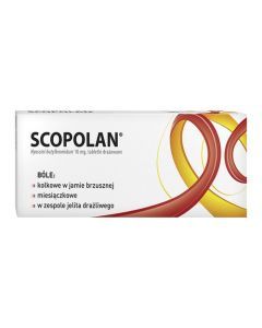 Scopolan, 10 mg, tabletki drażowane, 30 szt.