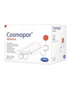 Cosmopor Advance, opatrunki do silnie sączących się ran, 7,2 cm x 5 cm, 25 szt.