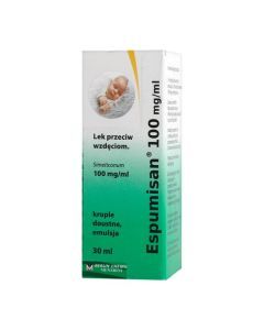 Espumisan, 100 mg/ml, krople doustne, 30 ml (import równoległy, InPharm)