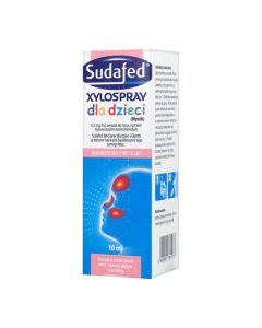 Sudafed XyloSpray dla dzieci, 0,5 mg/ml, aerozol (import równoległy), 10ml