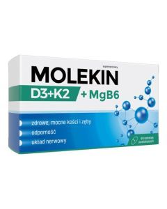 Molekin D3 + K2 + MgB6, tabletki powlekane, 60 szt.