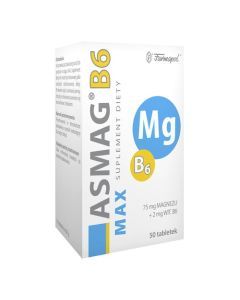Asmag B6 Max, tabletki, 50 szt.
