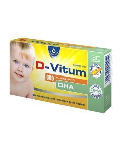 D-Vitum 600 j.m.witam.D DHA, kapsułki twist-off, 30 szt.