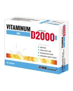 Vitaminum D2000 AMS, tabletki, 60 szt.