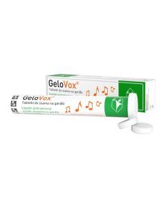 GeloVox, tabletki do ssania na gardło, cytrusowo-mentolowe, 20 szt.