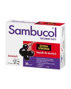 Sambucol Extra Strong, kapsułki dla dorosłych, 30 szt.
