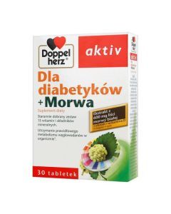 Doppelherz aktiv dla diabetyków+Morwa, tabletki, 30 szt.